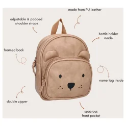 Rugzak Porto Beary Excited Leer-Kidzroom Outlet