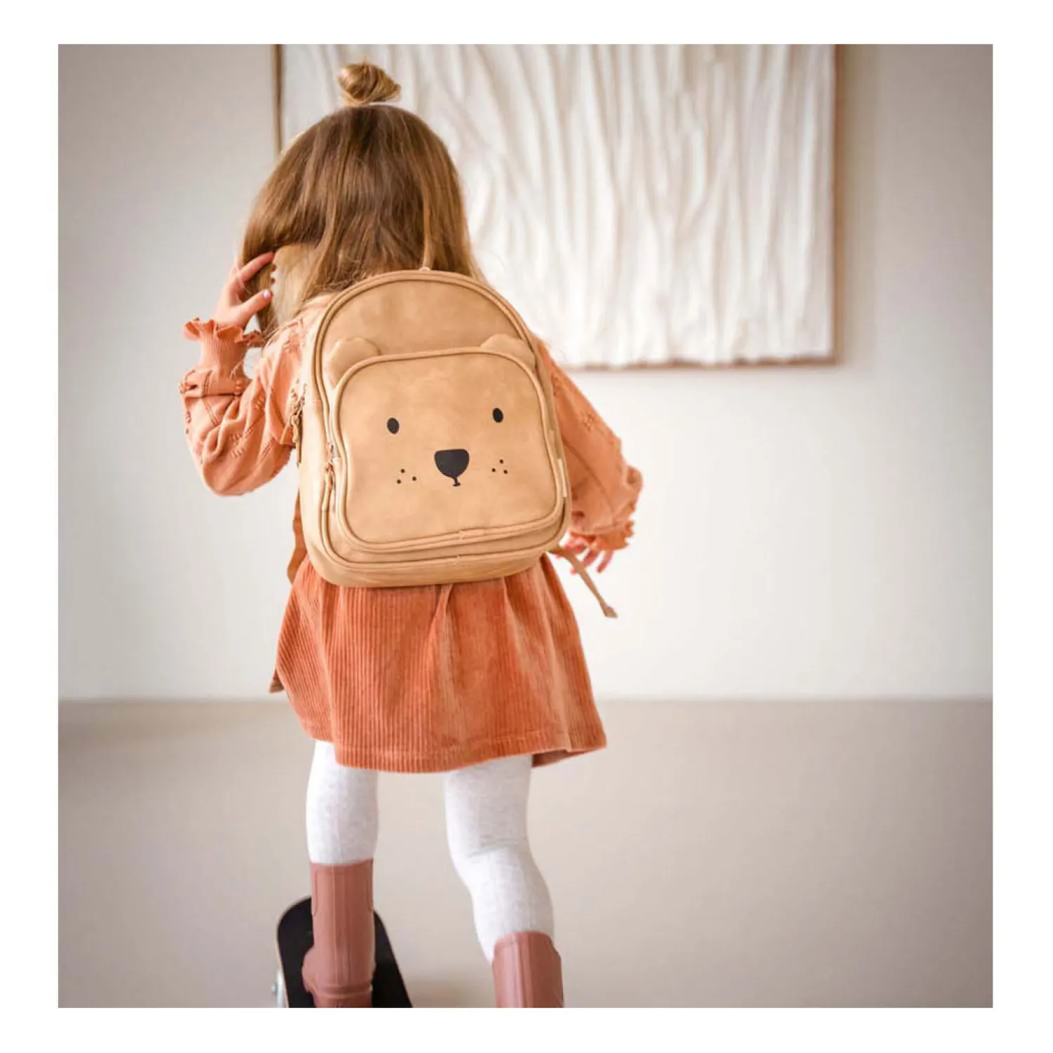 Rugzak Porto Beary Excited Leer-Kidzroom Outlet