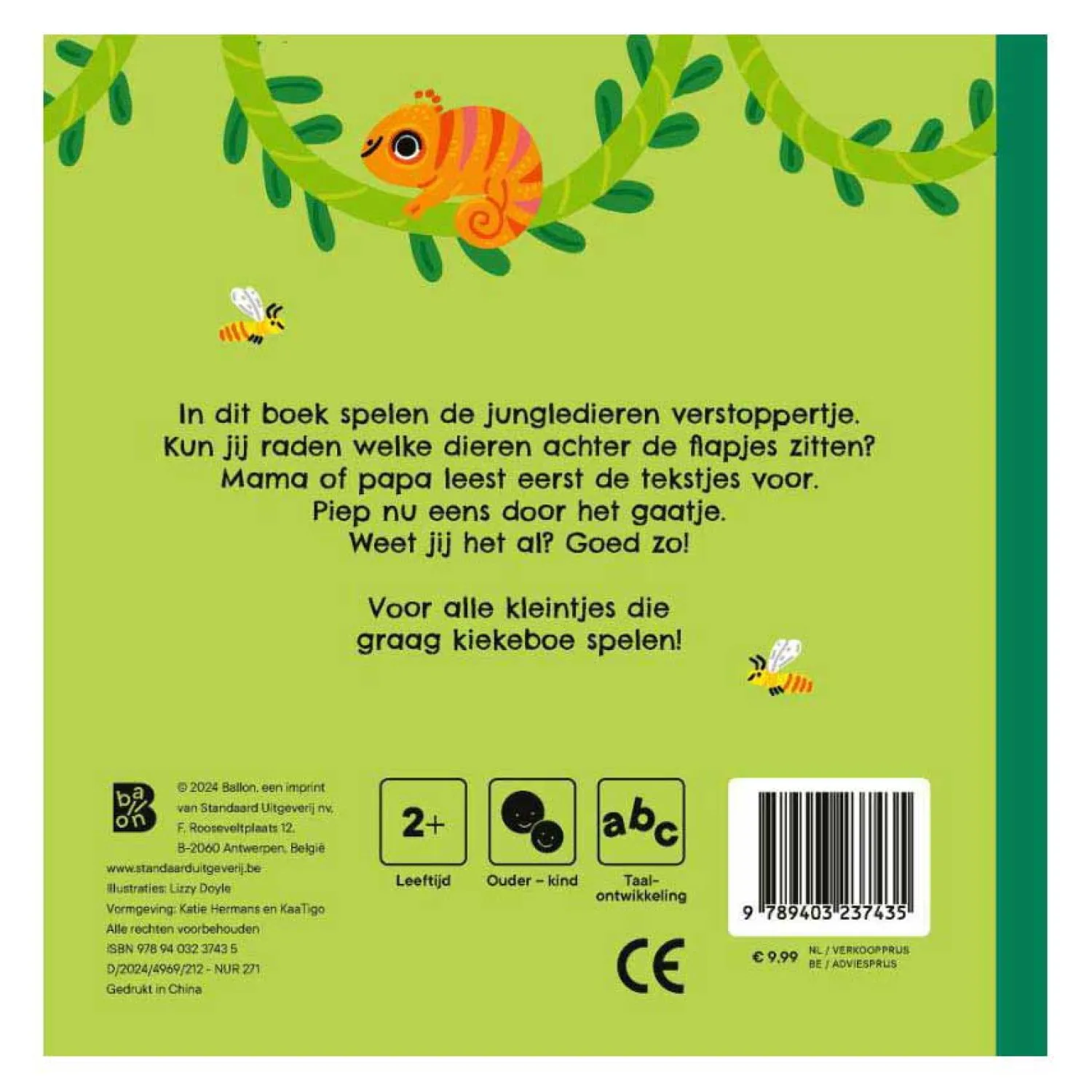 Kiekeboe - In de Jungle 6m+-Standaard Uitgeverij Hot