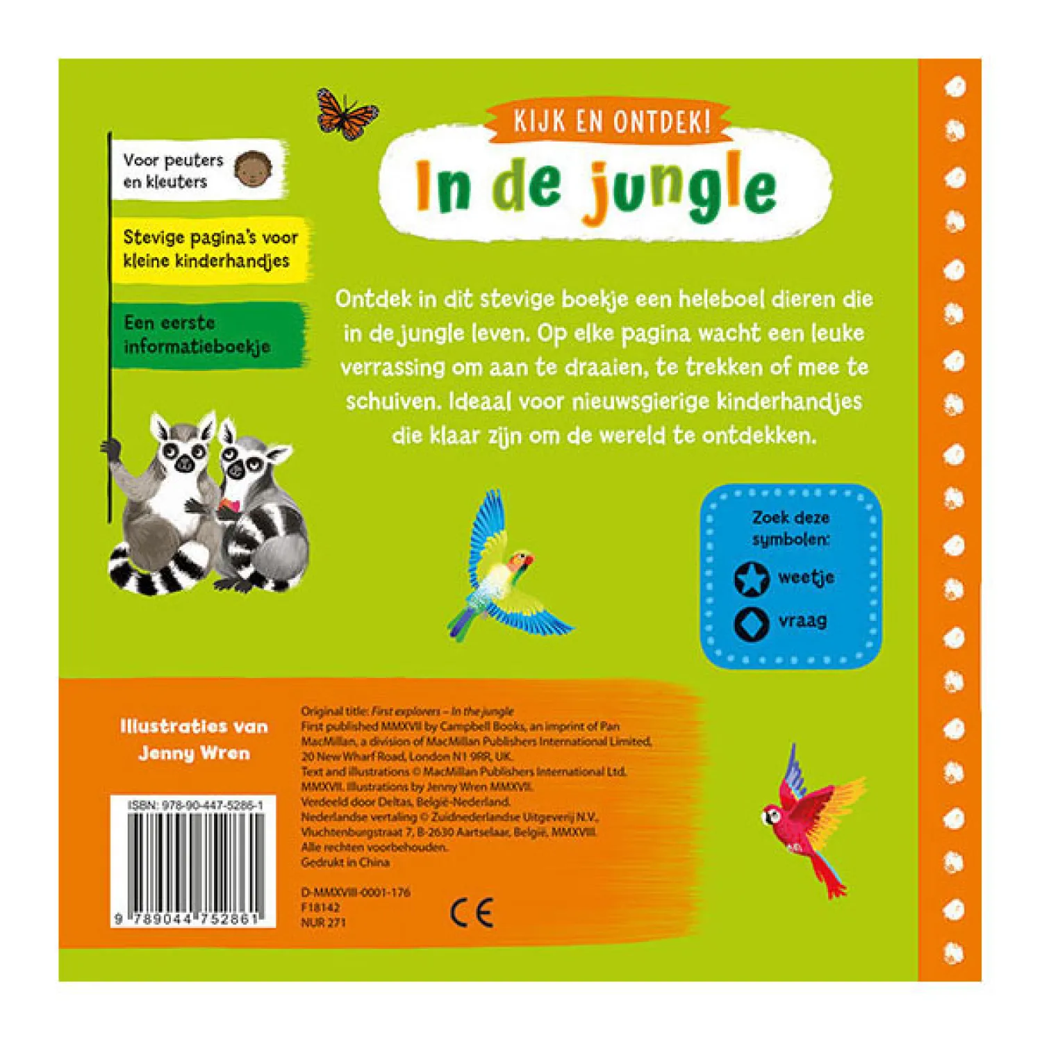 Kijk en Ontdek! - In De Jungle Flapjesboek-Deltas