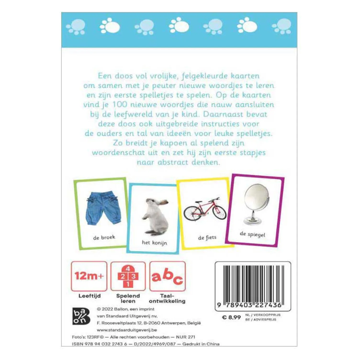 Kijk- en Speelkaarten Woordjes-Standaard Uitgeverij Sale