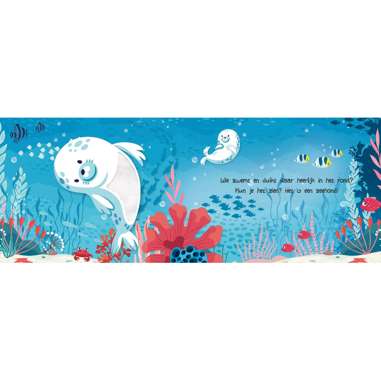 Kijk en voel - Dieren onder water>Lantaarn Publishers New