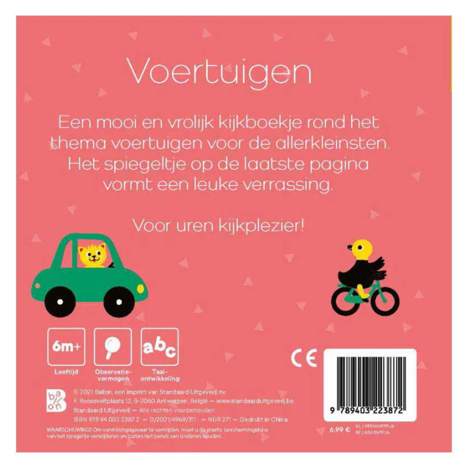 Standaard Uitgeverij Kijkboekje Met Spiegeltje - Tsjoek, tsjoek! Voertuigen New