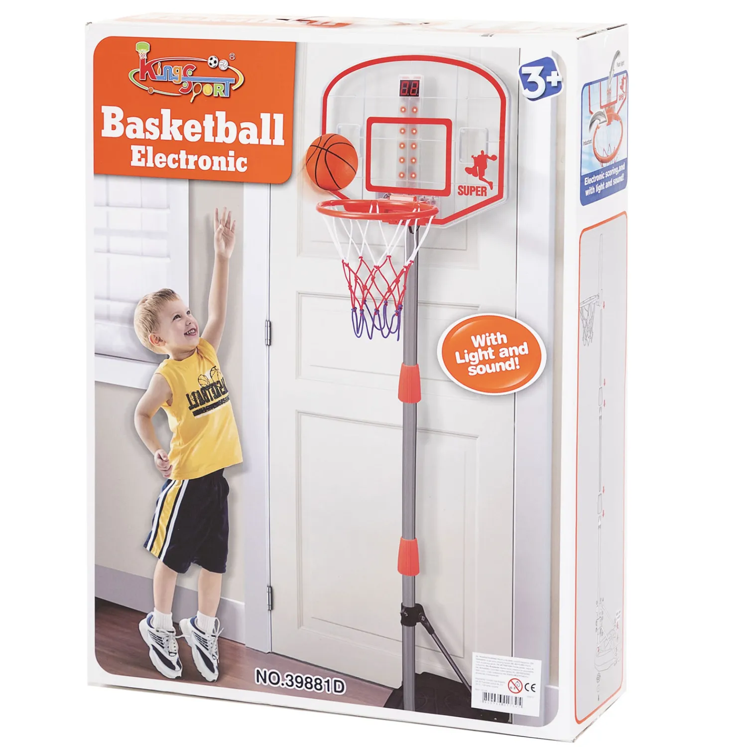 Kinder Basketbalstandaard incl. Puntenteller- Online