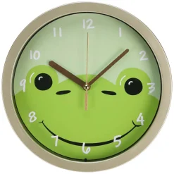Kinder Wandklok Kikker, 20cm Hot