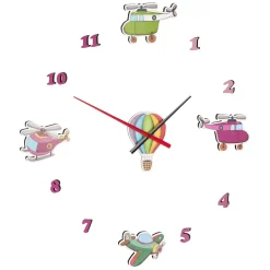 Kinderklok 3D Voertuigen Stickers- Clearance