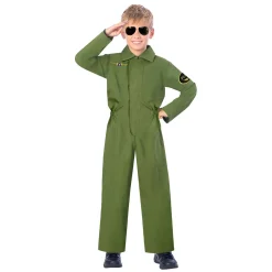Kinderkostuum Jumpsuit Piloot, 4-6 jaar New