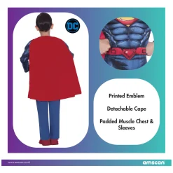 Kinderkostuum Superman Classic, 6-8 jaar- Discount