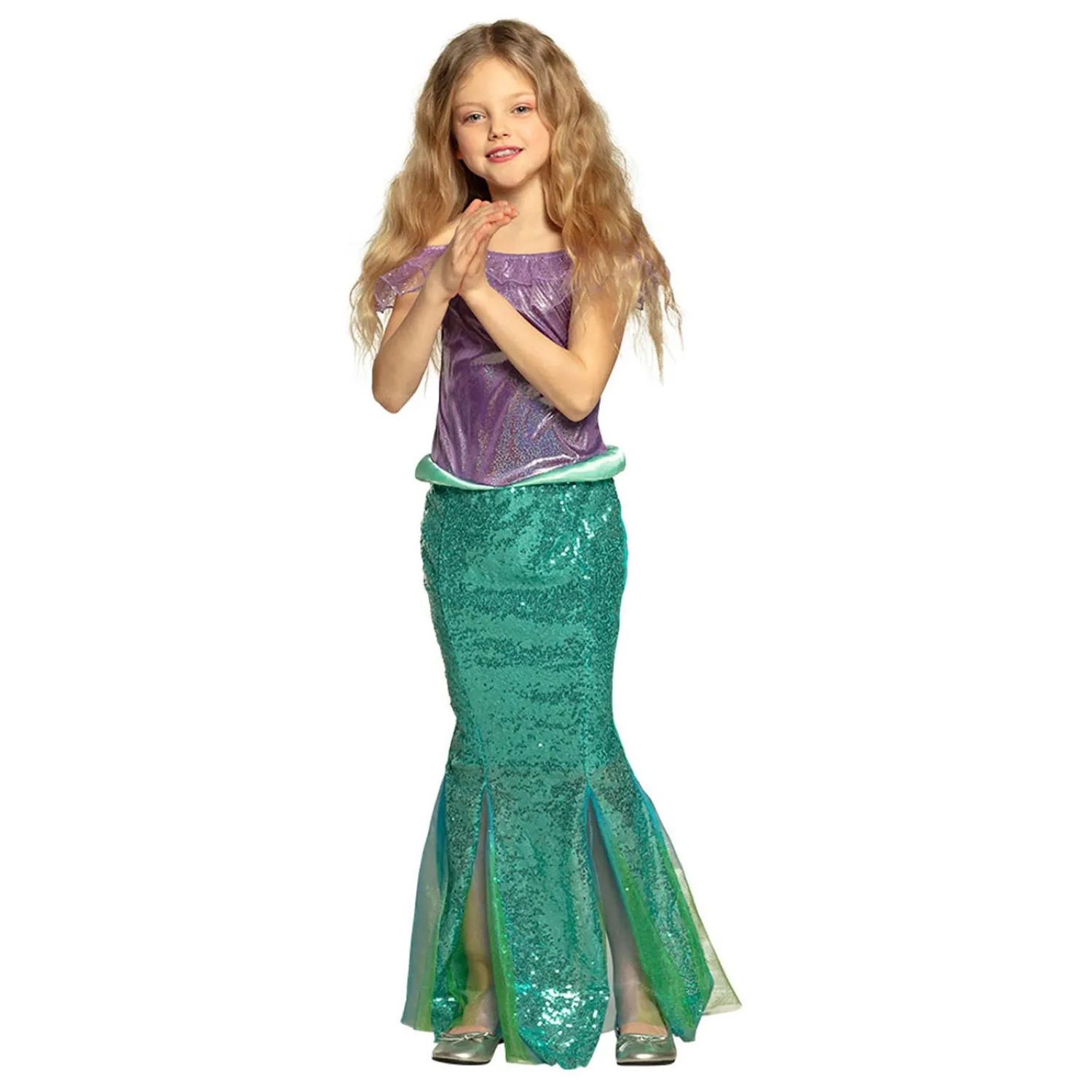 Kinderkostuum Zeemeermin Prinses, 7-9 jaar-Boland Clearance