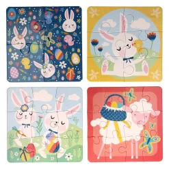 Kinderpuzzel Pasen, 4in1-Wins Holland Discount
