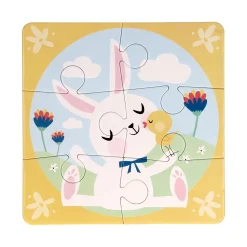 Kinderpuzzel Pasen, 4in1-Wins Holland Discount