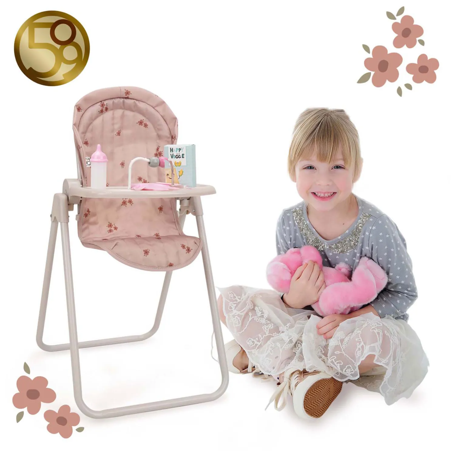 Kinderstoel Ballet Flora - 5dlg. Discount