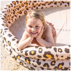 Swim Essentials Kinderzwembad Beige Panterprint, 150cm Clearance