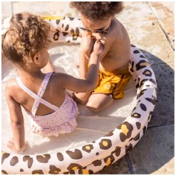 Swim Essentials Kinderzwembad Beige Panterprint, 150cm Clearance