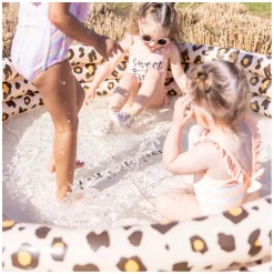 Swim Essentials Kinderzwembad Beige Panterprint, 150cm Clearance