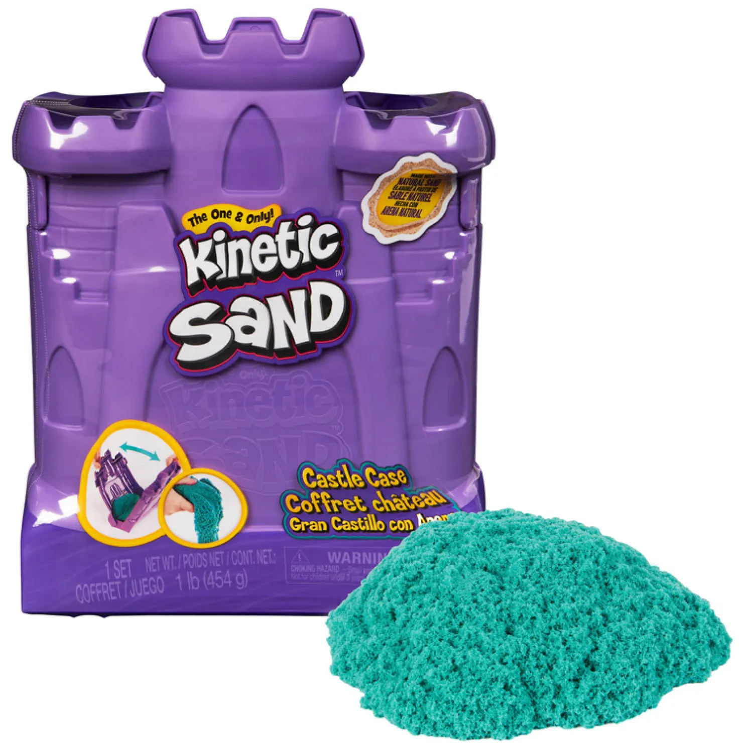 Spin Master Kinectic Sand Zandkasteel met Speelzand Outlet