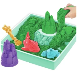 Spin Master Kinetic Sand - Zandbak Set Groen Hot