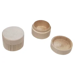 Kistje Rond Beukenhout>Playwood Outlet