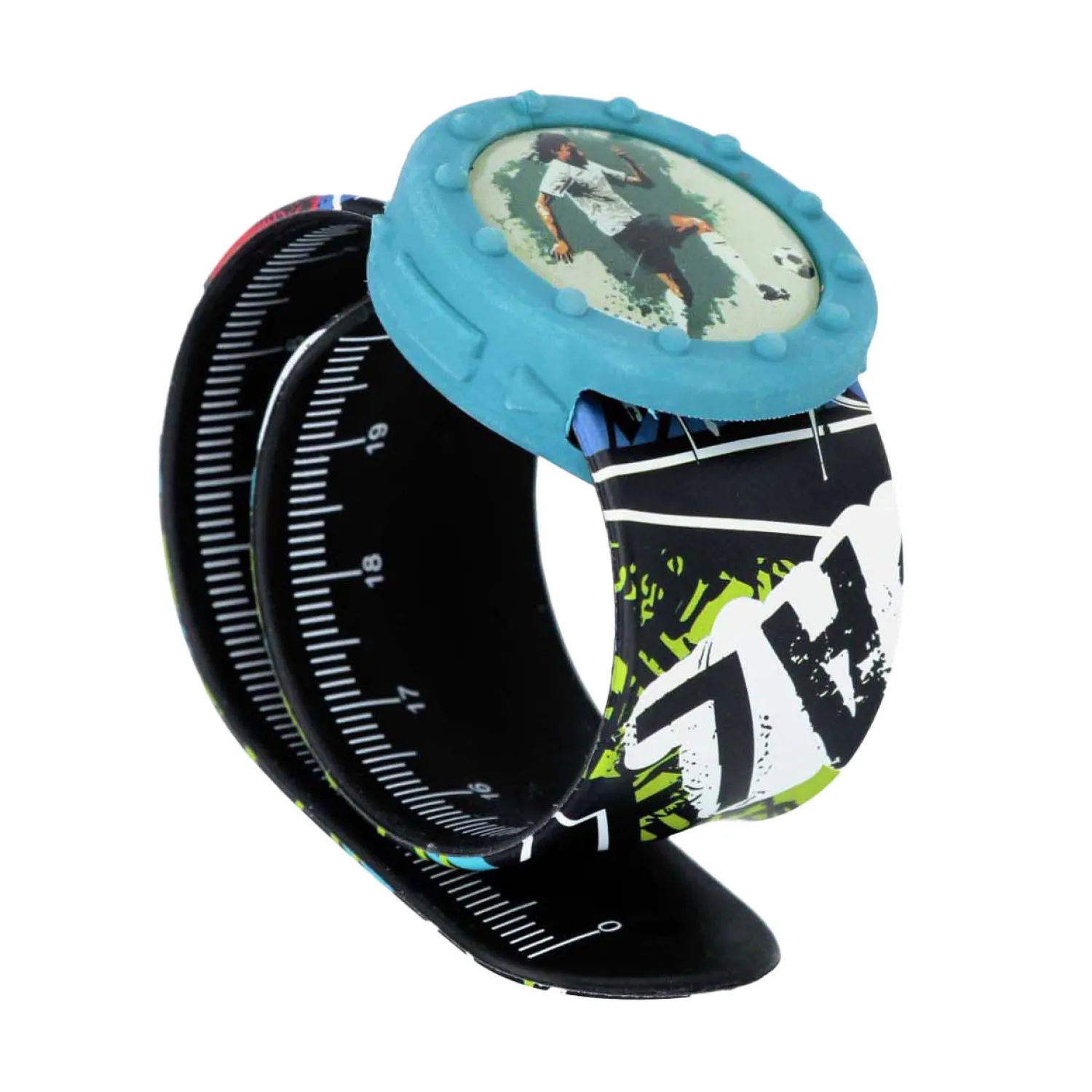 Klaparmband Liniaal met Gum Jongen Discount