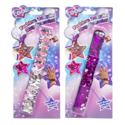 Klaparmband met Pailletten-Duckiez Clearance