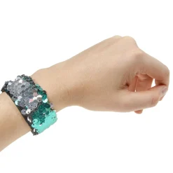 Klaparmband met Pailletten><noscript><img width=