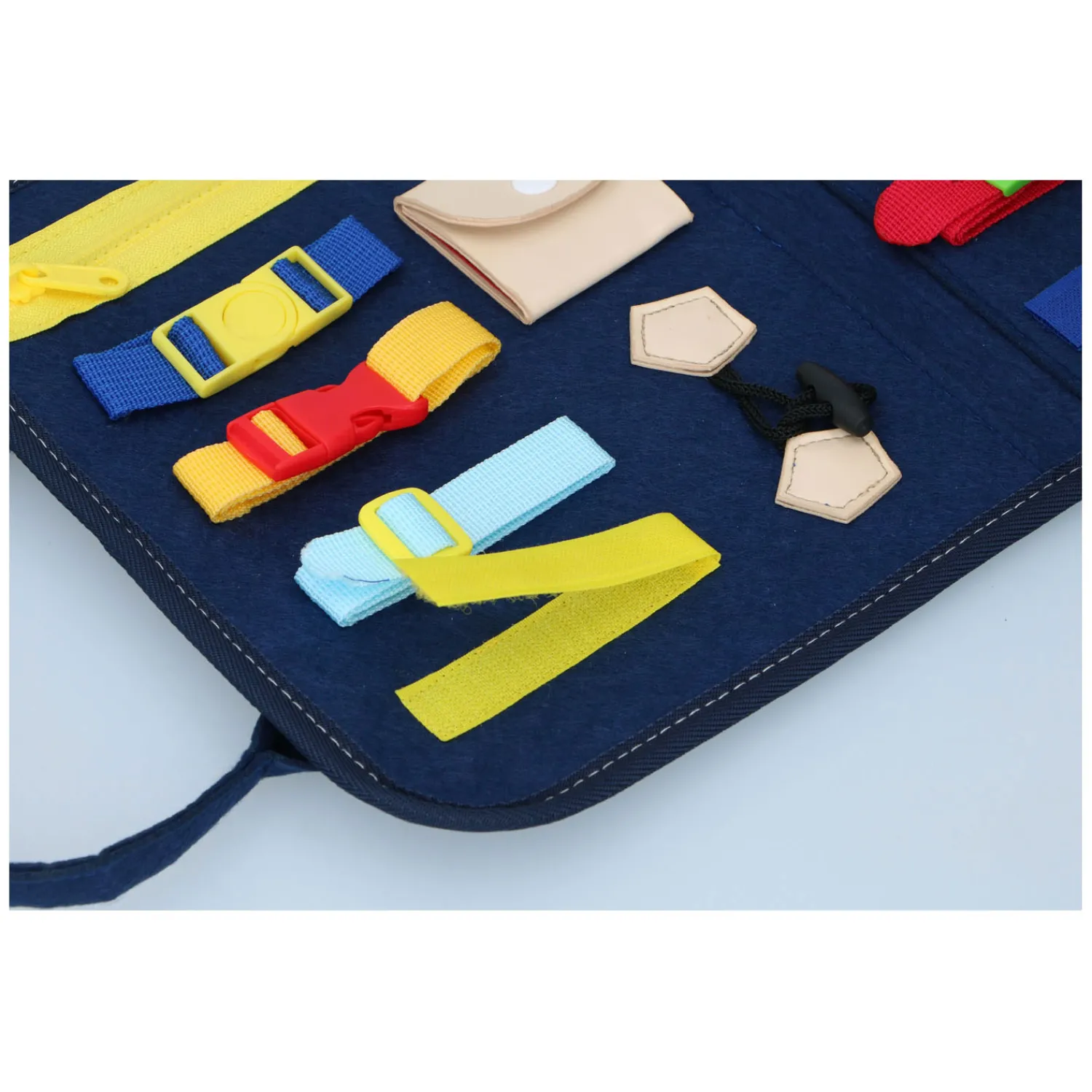 Kleding Leren Knopen Set New