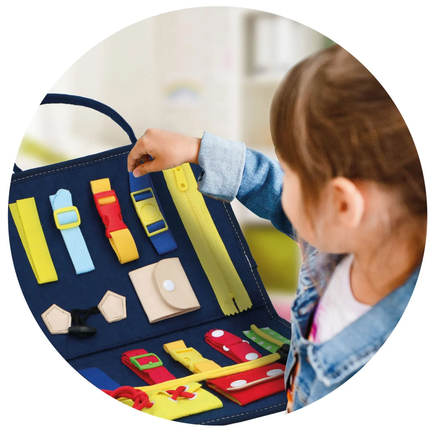 Kleding Leren Knopen Set New