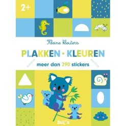 Kleine Kleuters Plakken en Kleuren (2+)-Standaard Uitgeverij Clearance