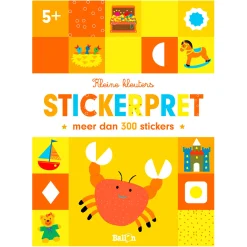 Kleine Kleuters Stickerpret Krab 5+ Sale