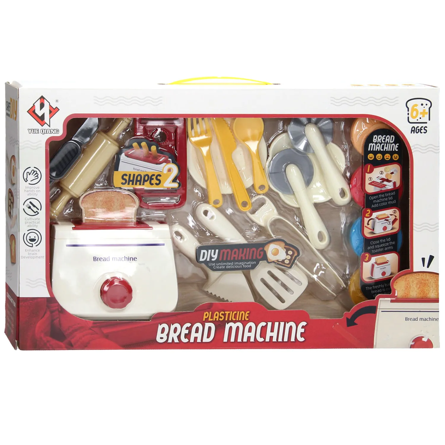 Kleiset Broodrooster met Toebehoren - 4 Kleipotjes> Outlet