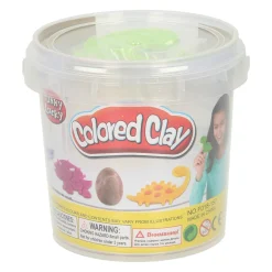 Kleiset in Opbergbox Dino Vormen - 12 Kleuren Klei> Discount