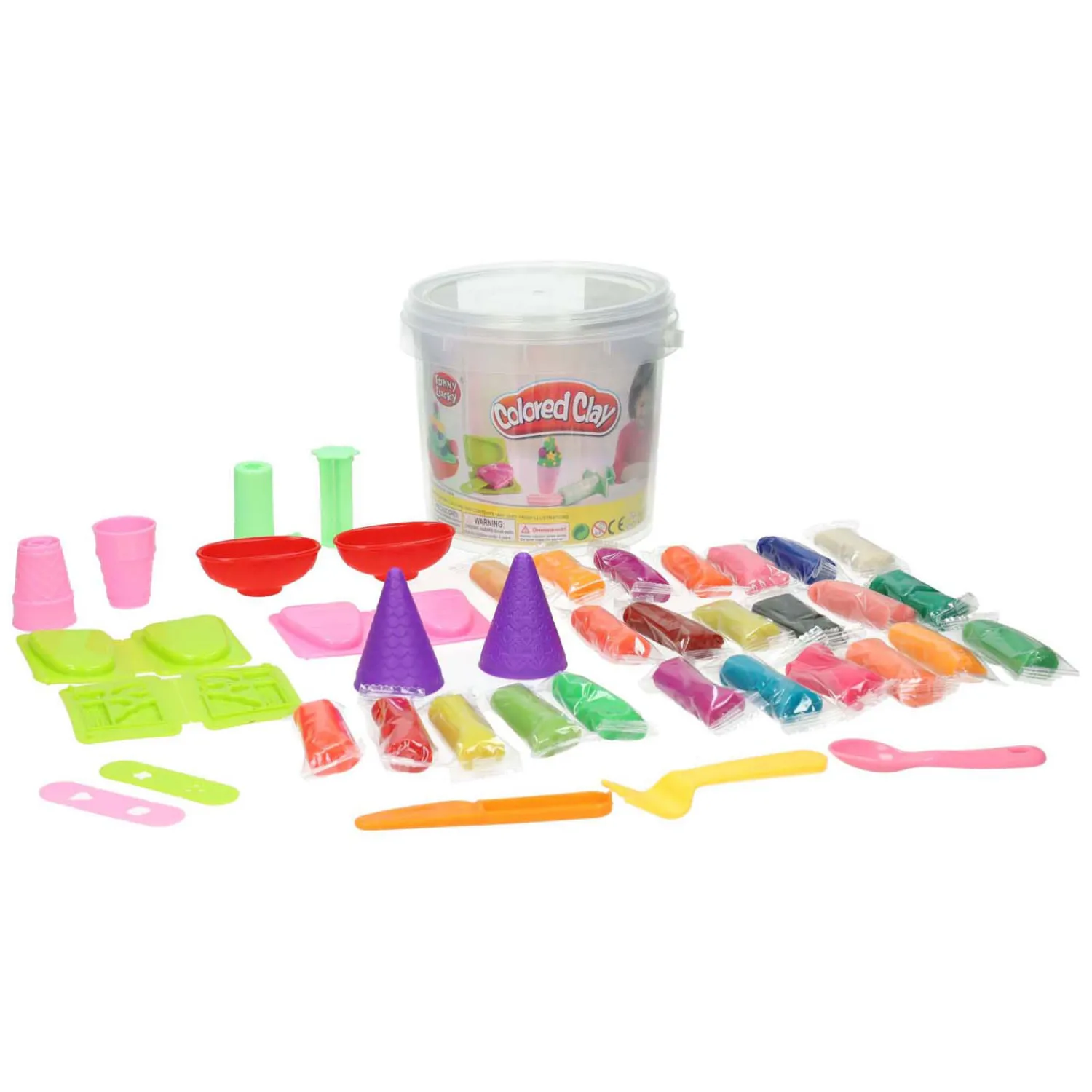 Kleiset in Opbergbox IJsjes - 24 Kleuren Klei Sale