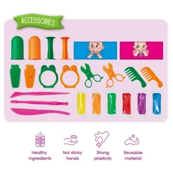 Kleiset Kapsalon - 6 Kleuren Klei Best