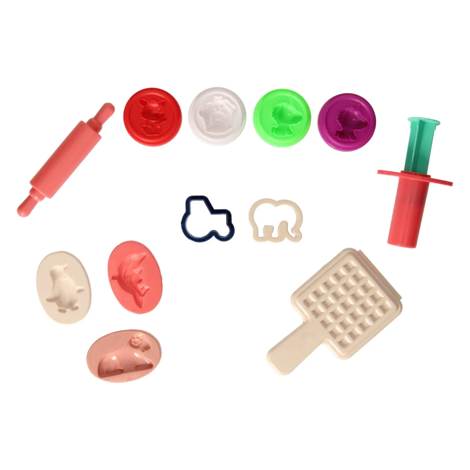 Kleiset met Wafelijzer - 4 Kleipotjes>