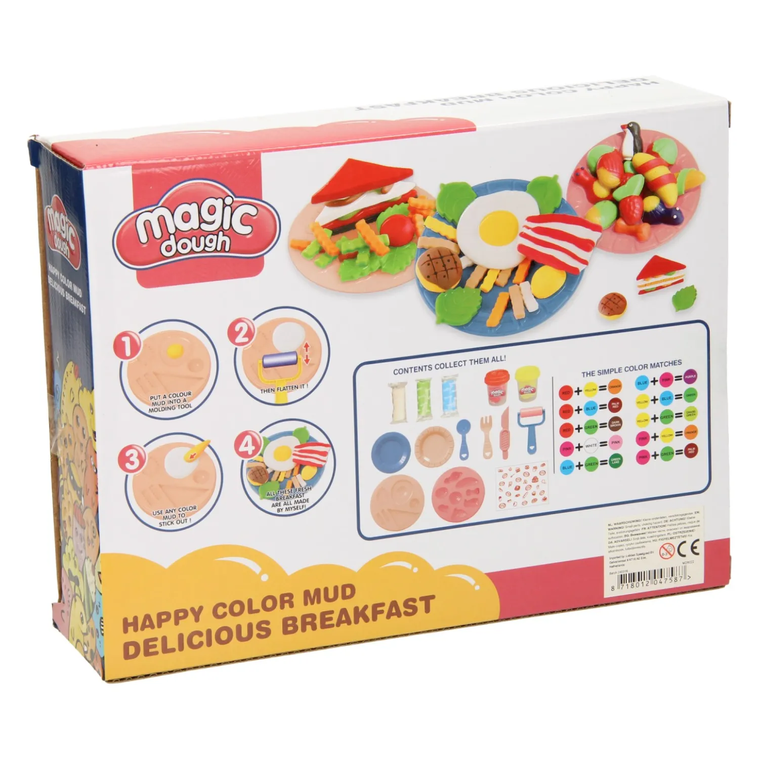 Kleiset Ontbijt - 5 Kleuren Klei>