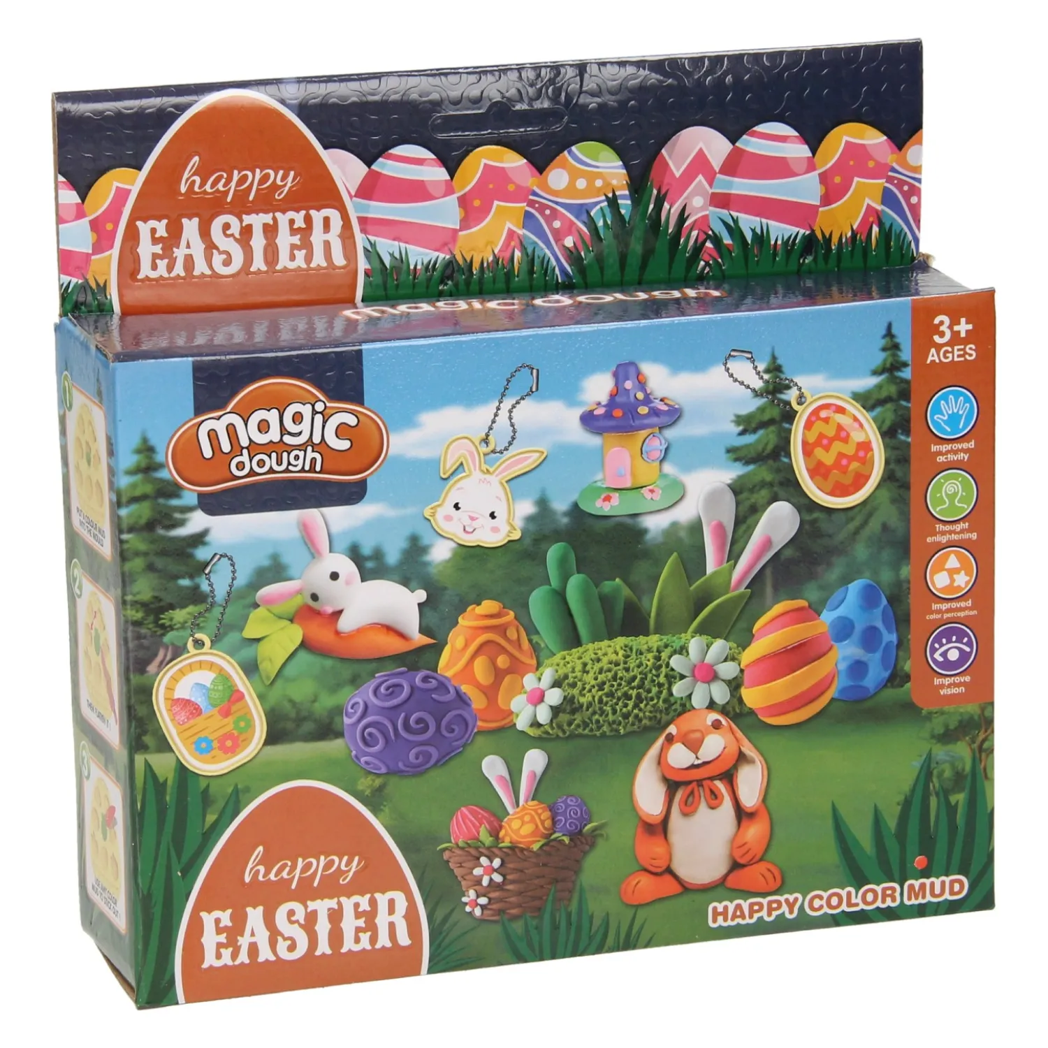 Kleiset Pasen - 4 Kleuren Klei- Outlet