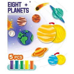 Kleiset Planeten Kleien - 5 Kleuren Klei- Outlet