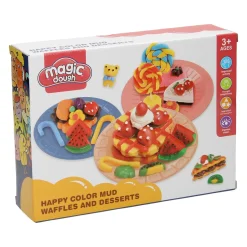 Kleiset Wafels, Lekkernijen - 5 Kleuren Klei Online