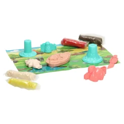 Kleisetje Dino's - 4 Kleuren Klei- Sale