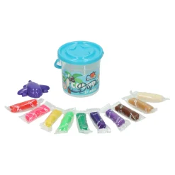 Kleisetje in Ton - 9 Kleuren Klei - 13dlg.><noscript><img width=