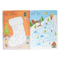 Kleur- en Activiteitenboek A4 Kerstmis-Wins Holland New