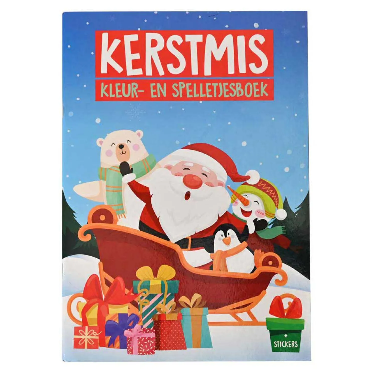 Wins Holland Kleur- en Spelletjesboek A4 Kerstmis Online