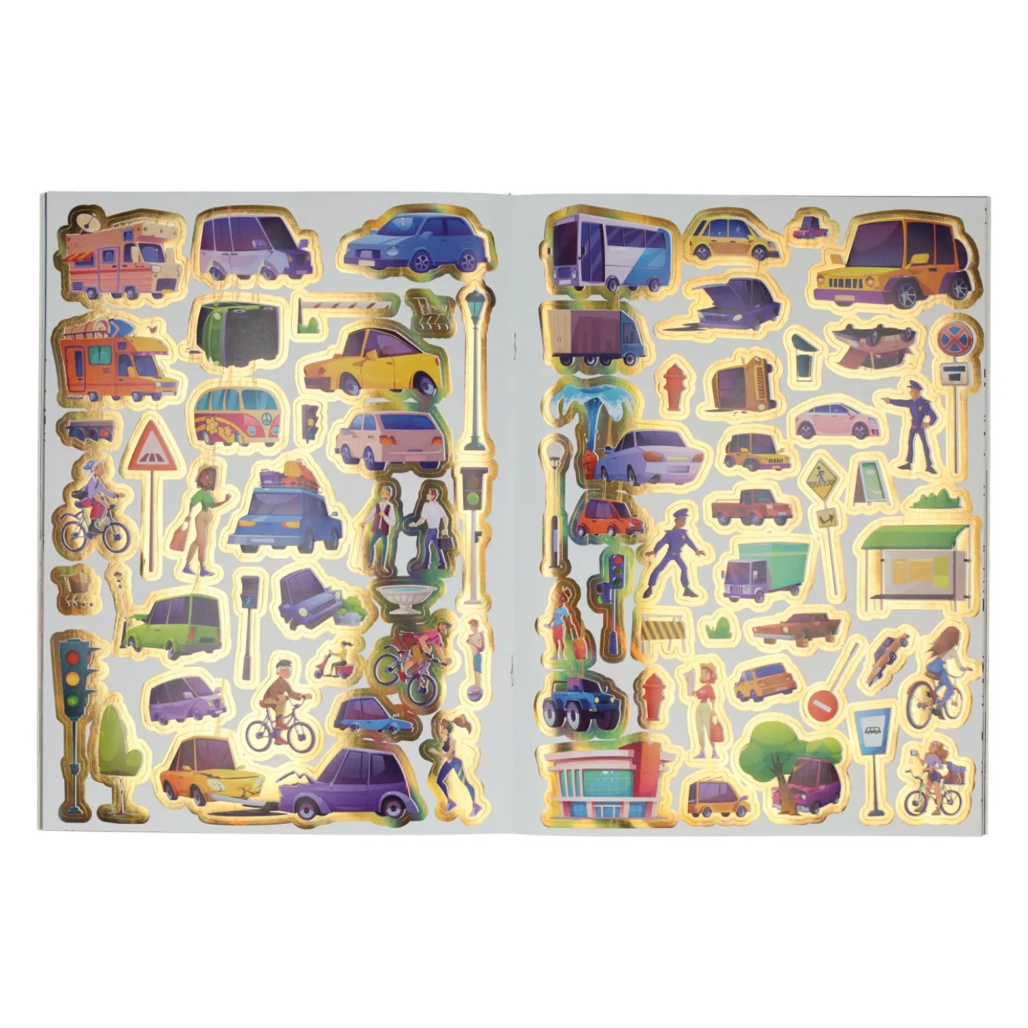 Kleur- en Stickerboek Super Schitterende Voertuigen>Mondikaarten Sale