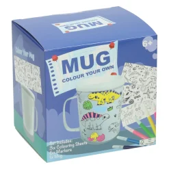 Kleur je eigen Beker Dino's Robots Ruimtevaartplaatjes - incl 6 stiften- Clearance