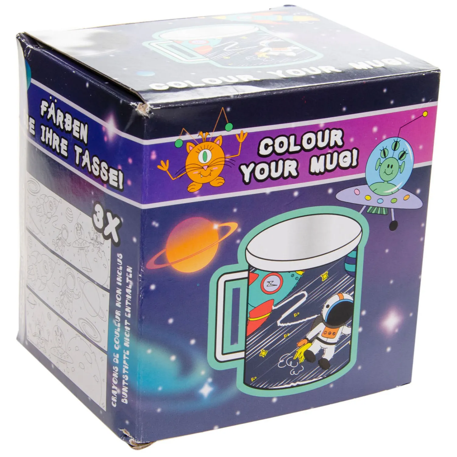 Kleur je eigen Beker Space-Duckiez Discount