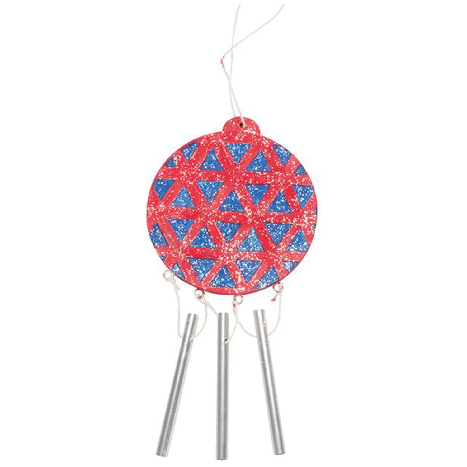 Kleur je eigen Houten Kerstbal met Klankstaafjes- Outlet