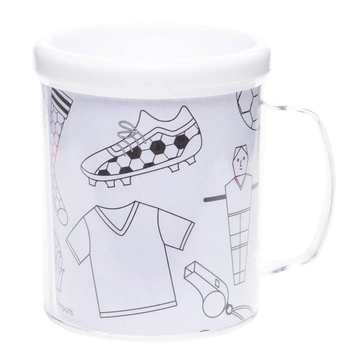 Kleur je eigen Mok Voetbal>Duckiez Hot