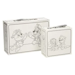 Kleur je eigen PAW Patrol Koffertjes, Set van 2>Wins Holland Online