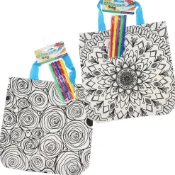 Kleur je eigen Tas - Mandala/Rozen- Best
