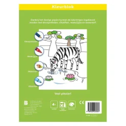 Kleurblok Natuur 4+-Standaard Uitgeverij New